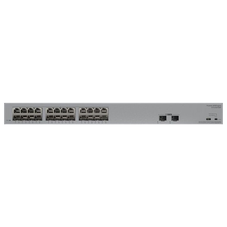 S110-24LP2SR HUAWEI eKit 24*10/100/1000BASE-T ports, 2*GE SFP ports, PoE+, AC power 98012198 NONE - Only use for non-battery ite S110-24LP2SR HUAWEI eKit 24*10/100/1000BASE-T ports, 2*GE SFP ports, PoE+, AC power 98012198 NONE - Only use for non-battery ite