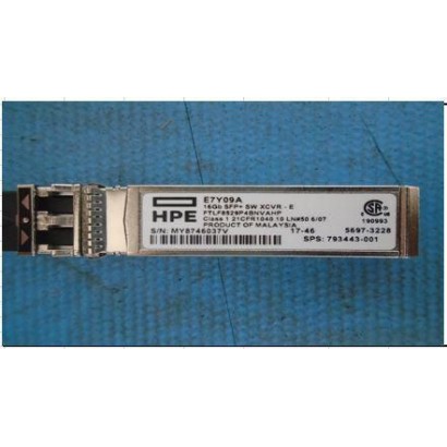 793443-001EXC Hewlett Packard Enterprise 16Gb Fibre Channel Short Wave SFP+ transceiver, 850 nm...