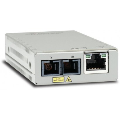 AT-MMC200/SC-960 Allied Telesis TAA (Federal) 10/100TX to 100FX/SC MM Media & Rate Converter,...