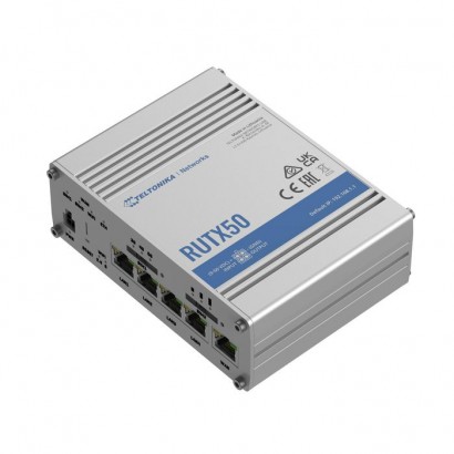 RUTX50000000 RUTX50000000 Teltonika Networks RUTX50 INDUSTRIAL 5G ROUTER, EU PSU RUTX50 SMA Features DSE