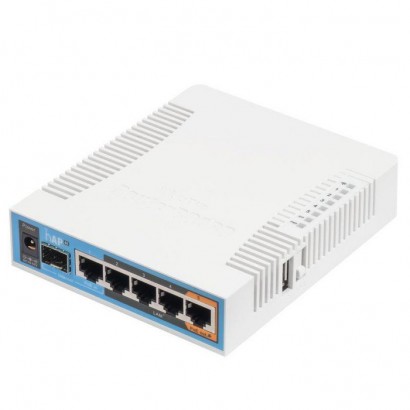 RB962UIGS-5HACT2HNT MikroTik 5GHz, 2.4GHz, 10/100/1000 Mbit/s, RouterOS 4, USB 2.0, 3G/4G HAP AC, 767775 2 dBi