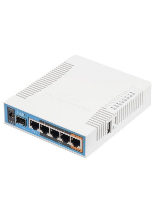 RB962UIGS-5HACT2HNT MikroTik 5GHz, 2.4GHz, 10/100/1000 Mbit/s, RouterOS 4, USB 2.0, 3G/4G HAP AC, 767775 2 dBi