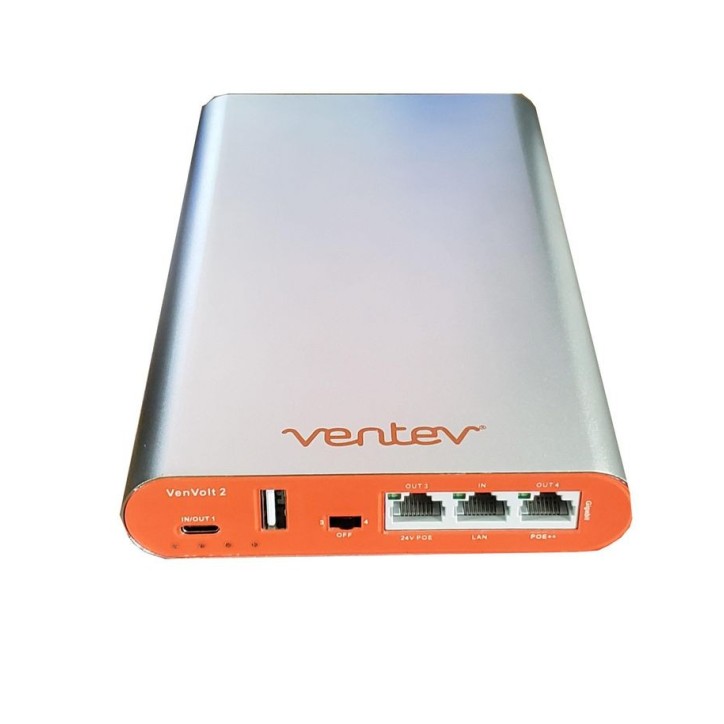 VNV-SSBP-VV2 Ventev VenVolt 2 Site Survey Battery Pack, Lithium Polymer, 26400mAh, 98Wh, USB Type A, USB Type C, RJ-45 262316 98 VNV-SSBP-VV2 Ventev VenVolt 2 Site Survey Battery Pack, Lithium Polymer, 26400mAh, 98Wh, USB Type A, USB Type C, RJ-45 262316 98