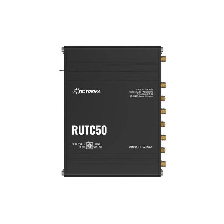 RUTC50200000 Teltonika Networks RUTC50 (EU) WiFi 6, 5G LTE router SMA RUTC50200000 Teltonika Networks RUTC50 (EU) WiFi 6, 5G LTE router SMA
