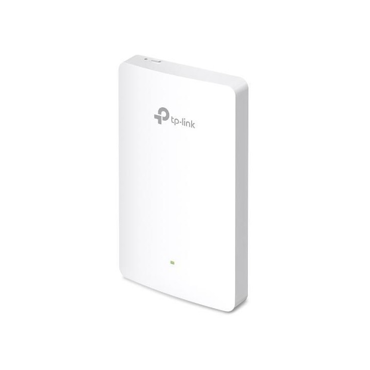 EAP615-WALL Omada IEEE 802.11ax/ac/n/g/b/, 2.4 / 5GHz, 574 / 1201Mbps, 802.3af/at PoE, 143 × 86 × 20 mm 4 dBi