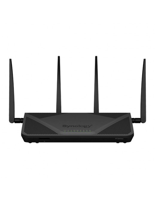 RT2600AC Synology 4x4 MIMO, 2.4/ 5 GHz, RJ-45, Dual WAN, 1x USB 3.0, 1x USB 2.0, SD/SDXC/SDHC, 280 x 169 x 77 mm, 700 g External