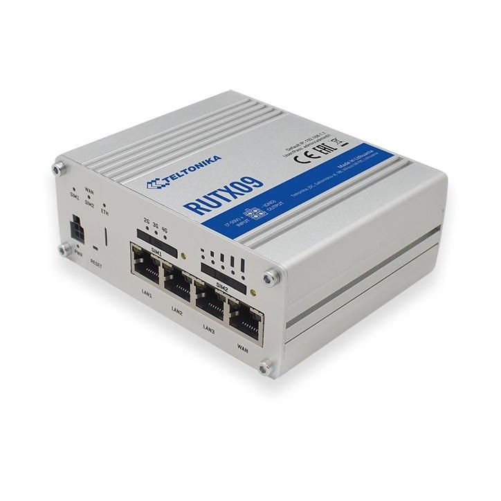 RUTX09000000 Teltonika Networks RUTX09 LTE CAT6 RUGGED ROUTER RUTX09 3G/4G/HSDPA/HSUPA/LTE/WCDMA