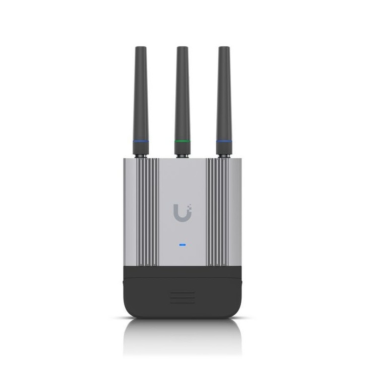 UMR-INDUSTRIAL Ubiquiti Mobile Router Industrial, LTE Cat 4 WiFi, nano-SIM (4FF), 2x GbE RJ45, Weatherproof. polycarbonate, alum