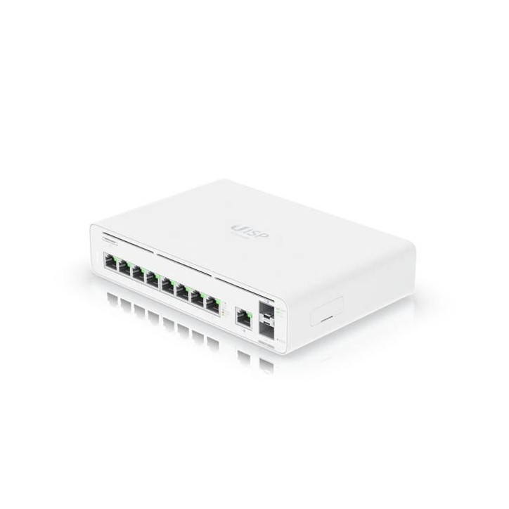 UISP-CONSOLE Ubiquiti (2) 10G SFP+ ports, (9) GbE RJ45 ports, 1U, 210.4 x 140.2 x 43.7 mm CE, FCC, IC