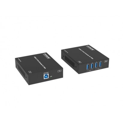 VLUSB3EXT100 VLUSB3EXT100 Vivolink USB 3.2 Port Extender Kit 100m (4-Port) Cat6a/Cat7