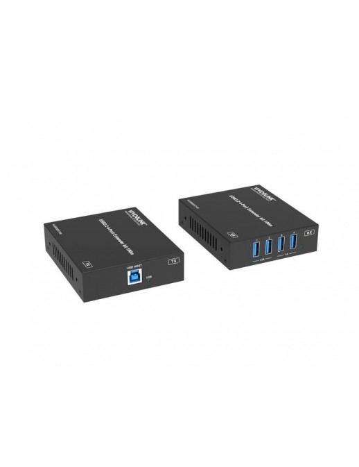 VLUSB3EXT100 VLUSB3EXT100 Vivolink USB 3.2 Port Extender Kit 100m (4-Port) Cat6a/Cat7