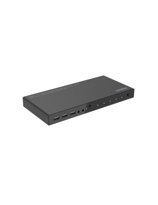 MC-HDMIKVM0401-4K MC-HDMIKVM0401-4K MicroConnect 4K@60Hz HDMI KVM switch, 4x1 4:4:4, HDCP 2.2 & 1.4, 18Gbps bandwidth, 3D No