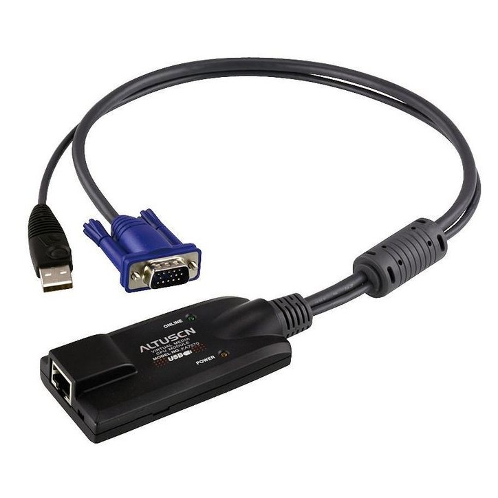 KA7570-AX Aten USB - VGA to Cat5e/6 KVM Adapter Cable (CPU Module) NONE - Only use for non-battery items
