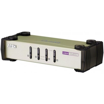 CS84U-AT CS84U-AT Aten 4-Port USB - PS/2 VGA KVM Switch (KVM Cables included) Features DSE