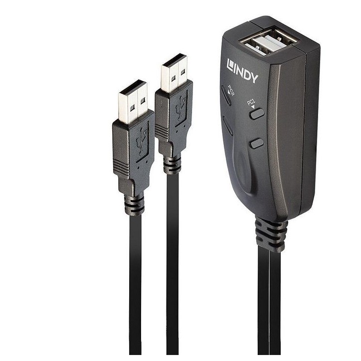 32165 Lindy 2 Port USB KM Switch 874751 1,1 m