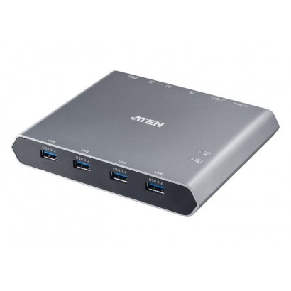 US3311-AT-G US3311-AT-G Aten 2-Port USB-C 4K DisplayPort KVM Dock Switch Aluminium Features DSE