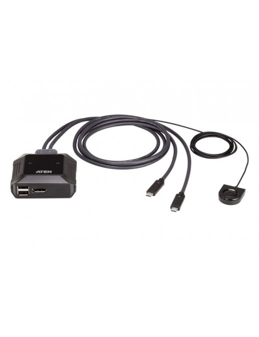 US3312-AT US3312-AT Aten 2-Port USB-C 4K DisplayPort KVM Switch 1,2 m