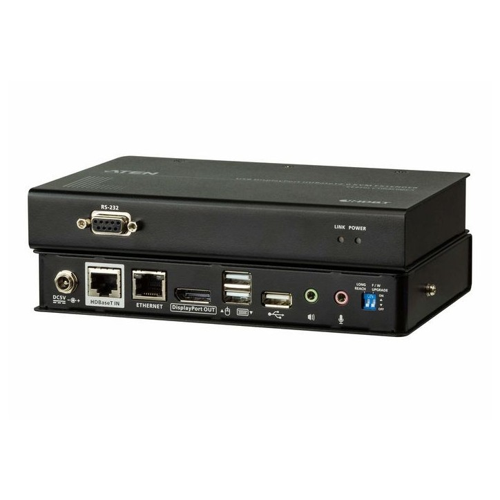 CE920-ATA-G Aten USB DisplayPort HDBaseT™ 2.0 KVM Extender (4K@100 m) Cat5e/Cat6/Cat6a CE920-ATA-G Aten USB DisplayPort HDBaseT™ 2.0 KVM Extender (4K@100 m) Cat5e/Cat6/Cat6a
