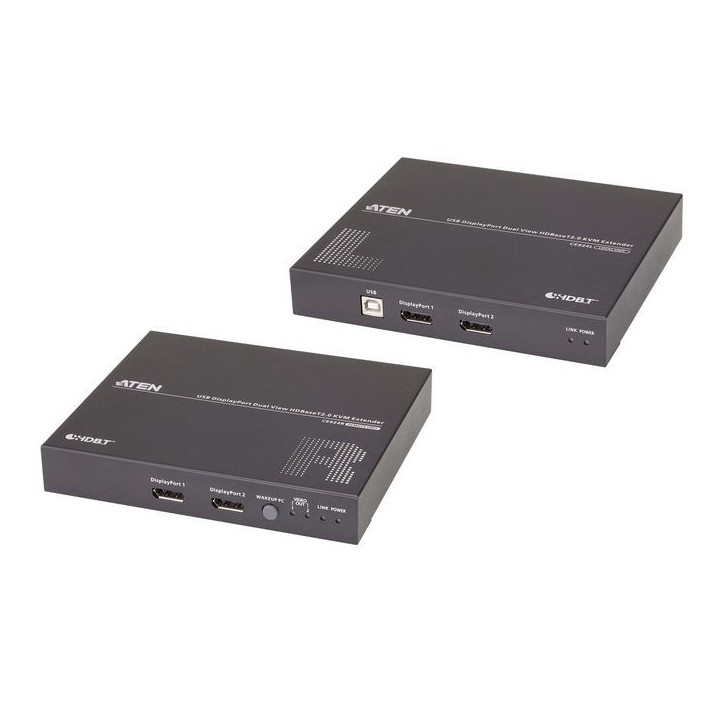 CE924-AT-G Aten USB DisplayPort Dual View HDBaseT™ 2.0 KVM Extender (4K@100m for Single View) Wired