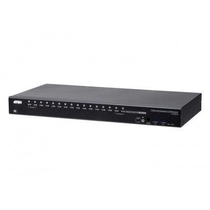 CS19216-AT-G CS19216-AT-G Aten 16-Port USB 3.0 4K DisplayPort KVM Switch Metal Features DSE