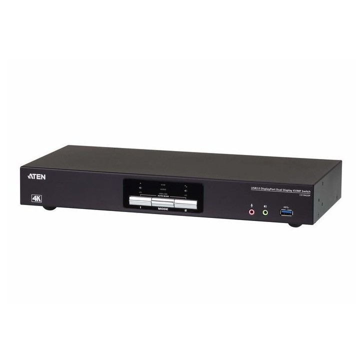CS1942DP-AT-G Aten 4096x2160, USB 3.1, DP, 3.5mm, RJ-45, HDCP, 335x156.6x44 mm