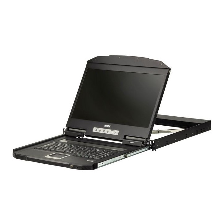 CL3100NX-US Aten Ultra Short Depth Single Rail WideScreen LCD Console (USB,VGA), US CL3100NX-US Aten Ultra Short Depth Single Rail WideScreen LCD Console (USB,VGA), US