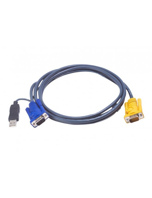 2L-5202UP 2L-5202UP Aten USB KVM Cable (6ft) NONE - Only use for non-battery items