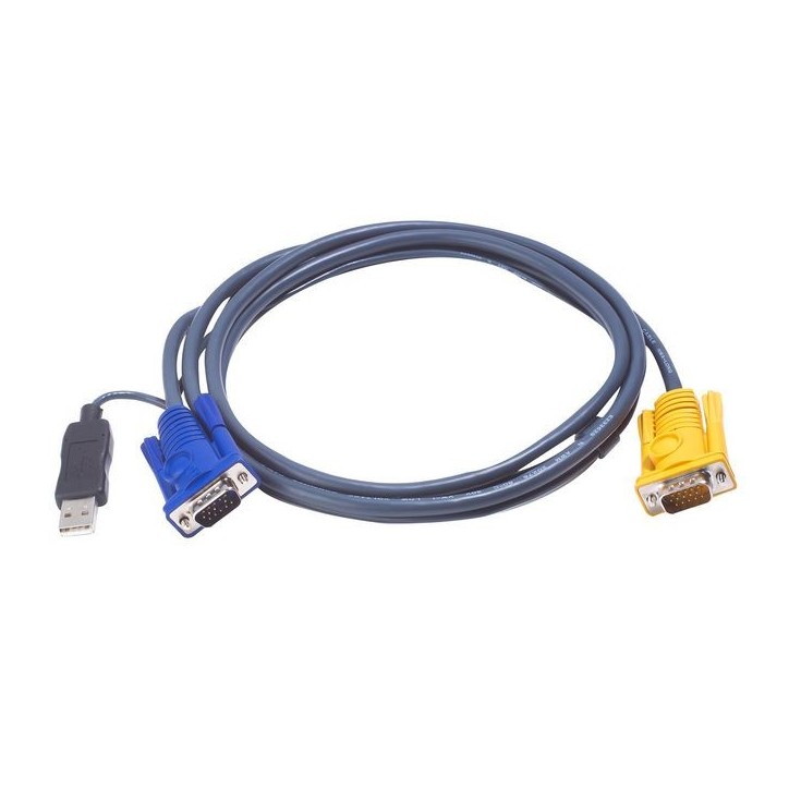 2L-5206UP Aten USB KVM Cable (20ft) NONE - Only use for non-battery items