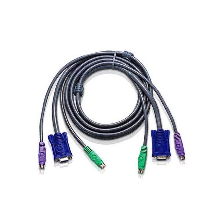 2L-5002P/C Aten KVM cable VGA + PS/2 1.80 m NONE - Only use for non-battery items 2L-5002P/C Aten KVM cable VGA + PS/2 1.80 m NONE - Only use for non-battery items