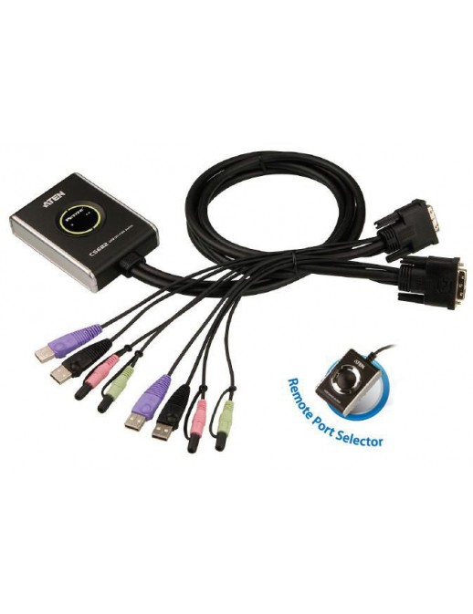 CS682-AT CS682-AT Aten 2-Port USB DVI KVM Switch with Audio 784056