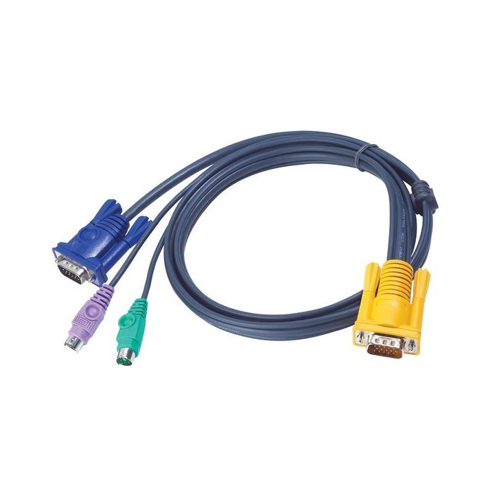 2L-5202P Aten KVM cable VGA + PS/2 1.80 m NONE - Only use for non-battery items