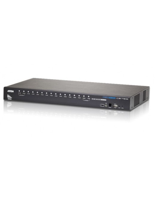 CS17916-AT-G Aten 16-Port USB - HDMI KVM Switch with USB Peripheral port Metal