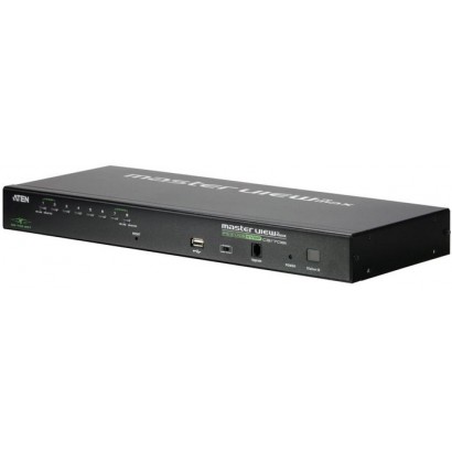 CS1708I-AT-G CS1708I-AT-G Aten 8-Port USB - PS/2 VGA KVM Over IP Switch with USB Peripheral port Features DSE