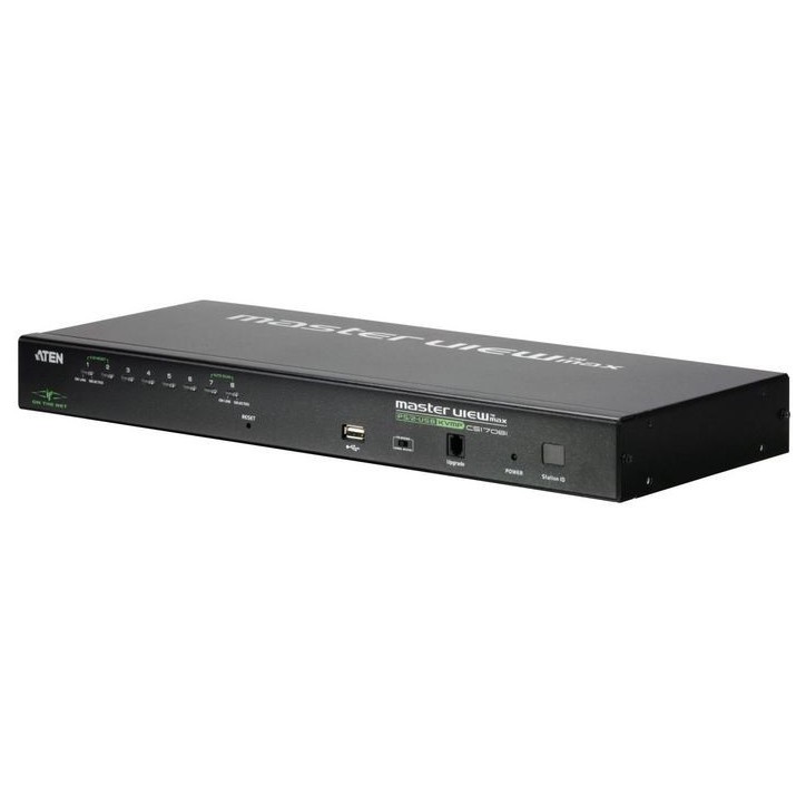 CS1708I-AT-G Aten 8-Port USB - PS/2 VGA KVM Over IP Switch with USB Peripheral port