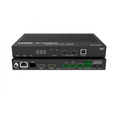 VLVWIP2000-ENC VLVWIP2000-ENC Vivolink JPEG2000 4K60 HDR AV over IP with KVM and eARC/ARC Features DSE