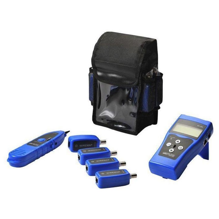 LVN127693 Lanview Network cable tester with 8 x RJ45/BNC probes and tracer NONE - Only use for non-battery items