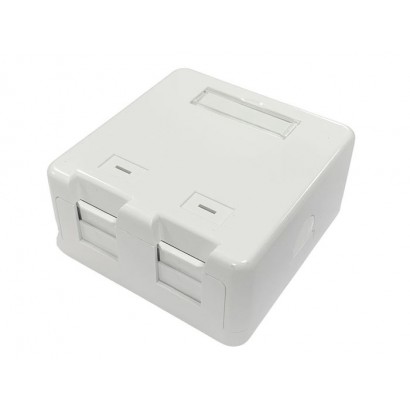 LVN127767 Lanview Surface mount box for 2 x RJ45 jack 39121308