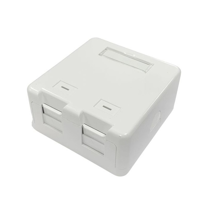 LVN127767 Lanview Surface mount box for 2 x RJ45 jack 39121308