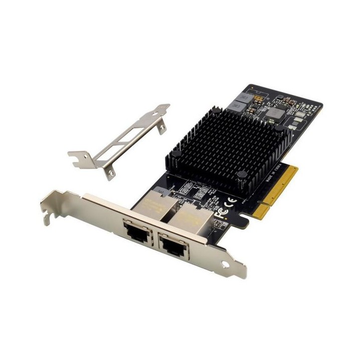 MC-PCIE-X550-X8 MicroConnect PCIe x8 Dual RJ45 10 GbE X550 X550T2BLK CE MC-PCIE-X550-X8 MicroConnect PCIe x8 Dual RJ45 10 GbE X550 X550T2BLK CE