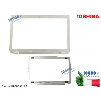 H000056170 Cornice Display Bezel LCD TOSHIBA Satellite L50-A S50D S55-A [BIANCA] H000056170 13N0-C3A1801 13N0-C3P0W01