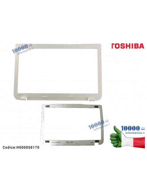 H000056170 Cornice Display Bezel LCD TOSHIBA Satellite L50-A S50D S55-A [BIANCA] H000056170 13N0-C3A1801 13N0-C3P0W01