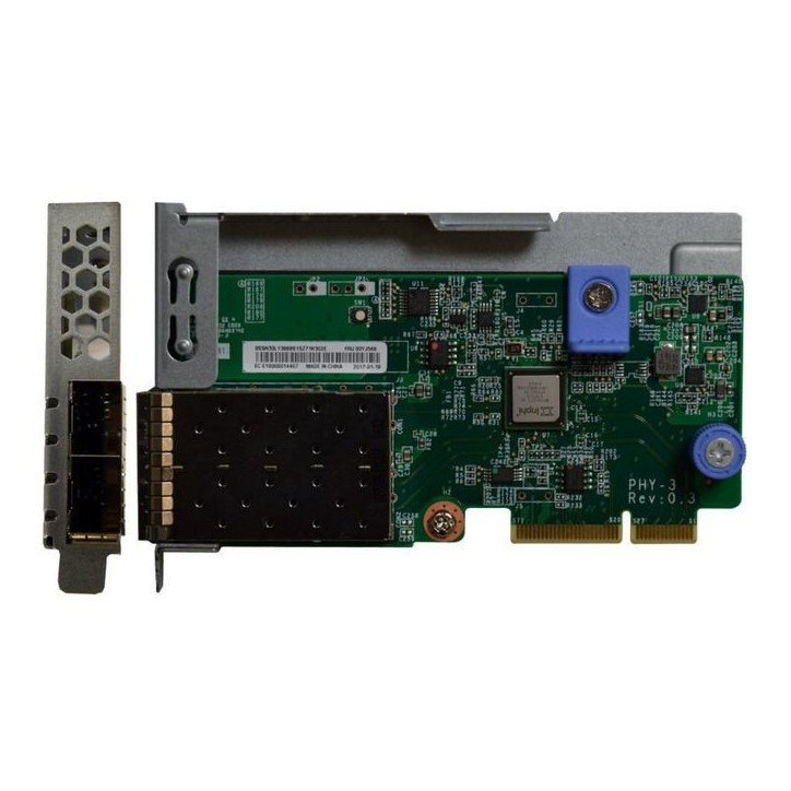 7ZT7A00546-RFB Lenovo ThinkSystem 10Gb 2-port SFP+ LOM 828115 Australian EMC Framework (RCM)/EU (CE Mark)/FCC Rules, Part 15, Cl