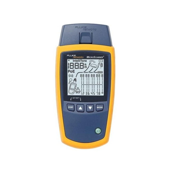 MS2-KIT Fluke UTP, FTP, SSTP, 75 Ω, 50 Ω, 93 Ω, 802.3 Ethernet (10/100/1000), 7.6 x 16.3 x 3.6 cm, 363 g 2772451 NONE - Only use