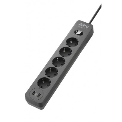 PME5U2B-GR PME5U2B-GR APC CEE 7/7P, 5 Outlet, 2x USB, 50/60 Hz, 240V CE, CE Mark Features DSE