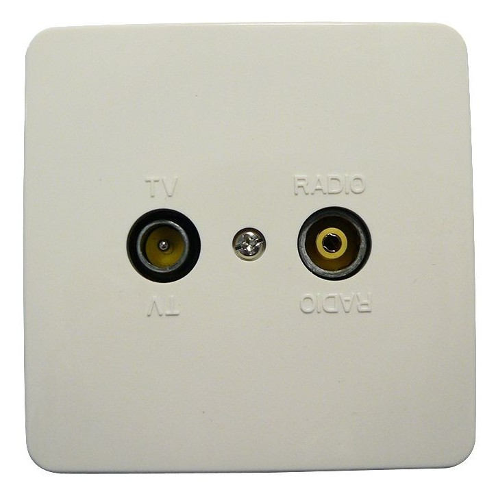 63501 Maximum Wall outlet TV/Radio finish. 63501 Maximum Wall outlet TV/Radio finish.