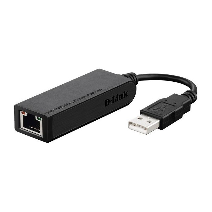 DUB-E100 D-Link DUB-E100 - USB 2.0, Fast Ethernet, IEEE 802.3, 802.3u FCC Class B, CE Class B