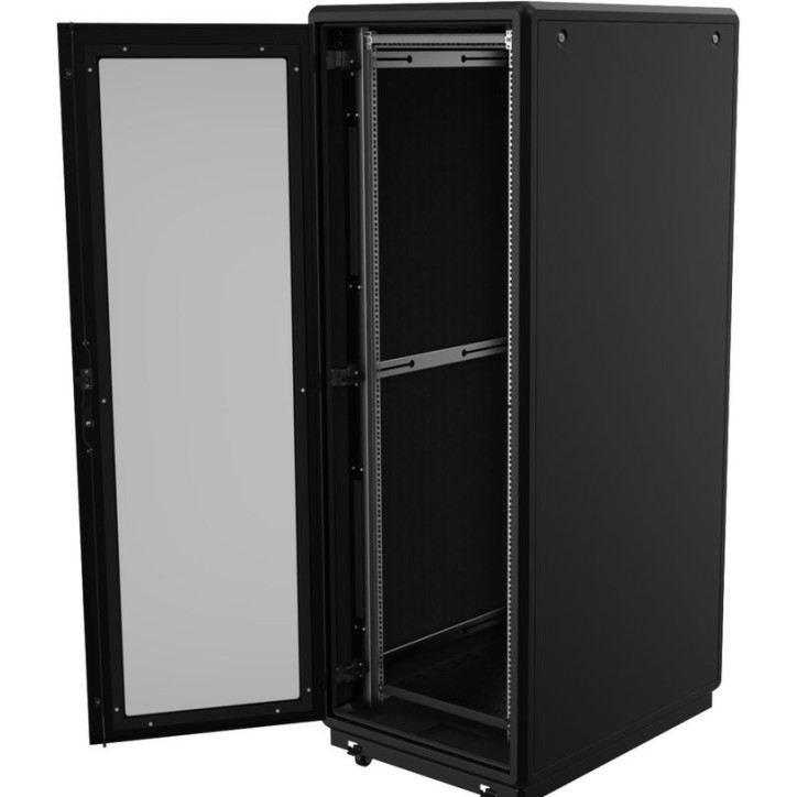 RDLAK26U751BL Lanview by Logon 19'' 26U Rack Cabinet 750 x 1000mm Soundproof RDLAK26U751BL Product colour: Black