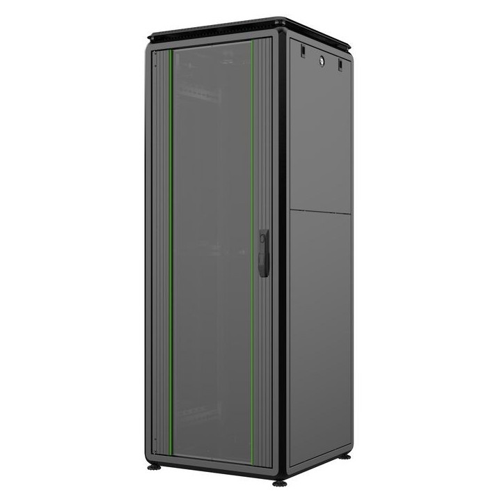 RDL32U66BL Lanview by Logon 19'' 32U Rack Cabinet 600 x 600mm Data Line RDL32U66BL Product colour: Black