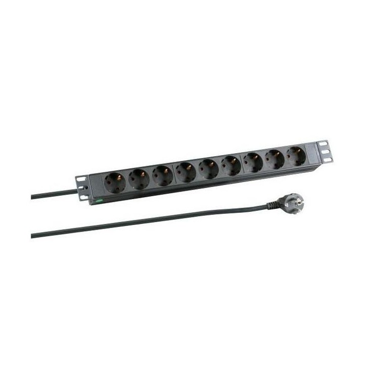 CABINETACC23 MicroConnect 8-way Outlet strip, 19" 3meter 1U Horizontal/Vertical CABINETACC23 MicroConnect 8-way Outlet strip, 19" 3meter 1U Horizontal/Vertical