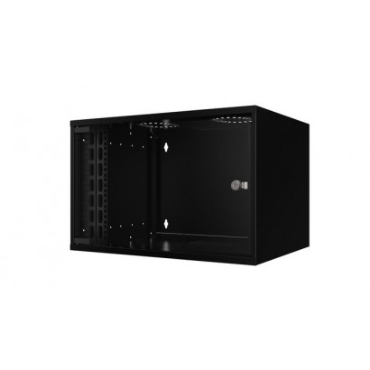 RUM07U40MNBL RUM07U40MNBL Lanview by Logon 19'' Rack Cabinet 7U 53 x 40 SOHO Wallmount Unmounted RUM07U40MNBL Product colour:...